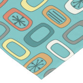 Aquamarine, gerundete Rechtecke des MCM Mitteljahr Kurzer Tischläufer (Ecke)