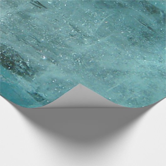 Aquamarine Geschenkpapier (Ecke)