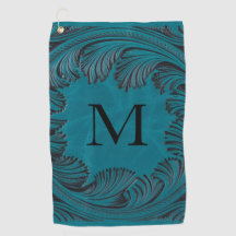 Aquamarine geschliffene Imitate Leather Western