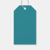 Aquamarine Gift-Tags Geschenkanhänger (Rückseite)