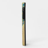aquamarine Giraffen iPhone Case (Hinten/Links)