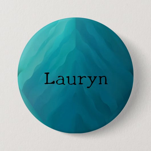 Aquamarine Glasstruktur Button (Vorderseite)