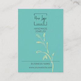 Aquamarine Glattleaf QR Fashion Juwelier-Display-K Telefonnummerkarte