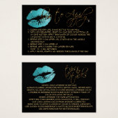 Aquamarine Glitzer Lippen - Anwenden (Vorne & Hinten)