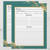 Aquamarine Goldfoliage, botanische Recipe Binder-S (Vorne/Hinten)