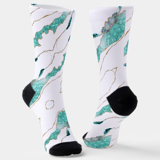 Aquamarine Goldsocken Socken (Gewinkelt)