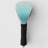 Aquamarine Gradient Golf Headcover (Vorderseite)