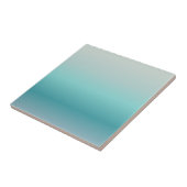 Aquamarine Gradient Minimale Gestaltung Fliese (Seite)