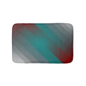 aquamarine graue Streifen Badematte (Vorderseite)