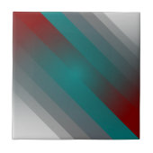 aquamarine graue Streifen Fliese (Vorderseite)