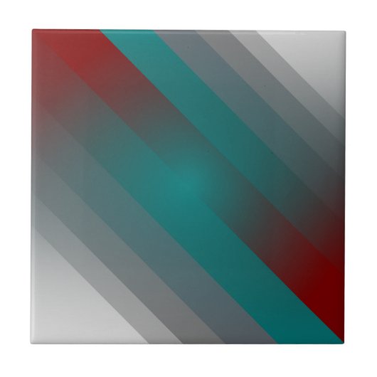 aquamarine graue Streifen Fliese (Vorderseite)