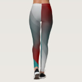 aquamarine graue Streifen Leggings (Rückseite)