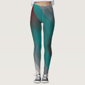 aquamarine graue Streifen Leggings (Vorderseite)
