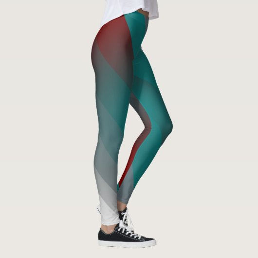 aquamarine graue Streifen Leggings (Rechts)