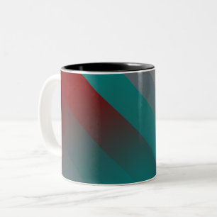 aquamarine graue Streifen Zweifarbige Tasse