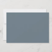 Aquamarine Gray Slot Maschine Hochzeit speichern d Save The Date (Rückseite)
