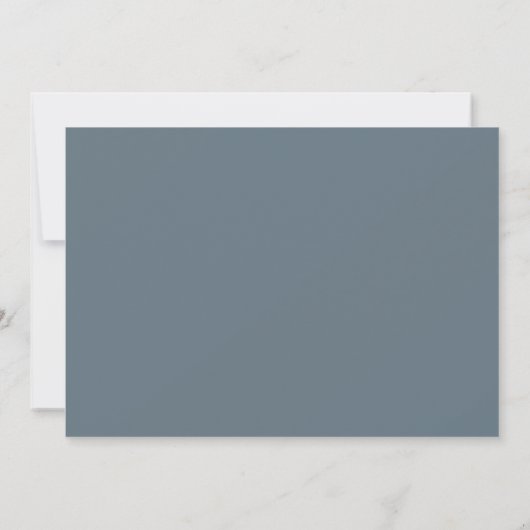 Aquamarine Gray Slot Maschine Hochzeit speichern d Save The Date (Rückseite)