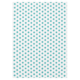 Aquamarine Green Polka Dots Tischdecke