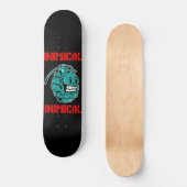 Aquamarine Grenade Skateboard (Vorderseite)