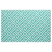 Aquamarine griechische Schlüsselgröße Stoff (Fat Quarter (45,7 x 55,9 cm))