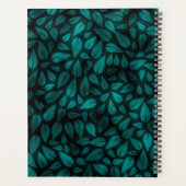 Aquamarine grüne Blätter Planer (Rückseite)