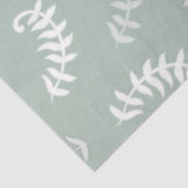 Aquamarine grüne botanische Blätter Seidenpapier (Ausschnitt)