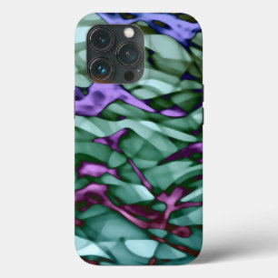 Aquamarine Grüne Burgund Rot Lila Abstrakte Kunst Case-Mate iPhone Hülle
