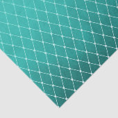 Aquamarine grüne Fleck-Farbe mit Diamant-Muster Seidenpapier (Ausschnitt)