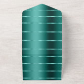 Aquamarine Grüne Hochzeit All In One Einladung (Außenbereich)