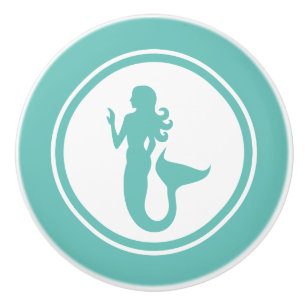 Aquamarine grüne keramikknauf