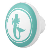 Aquamarine grüne keramikknauf (Rechts)