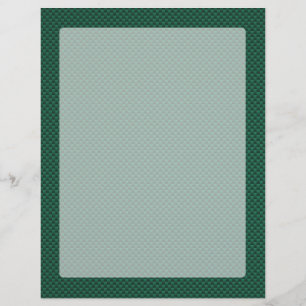 Aquamarine grüne Kohlenstofffaser-Printwerbung