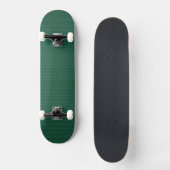 Aquamarine grüne Kohlenstofffaser-Printwerbung Skateboard (Vorderseite)