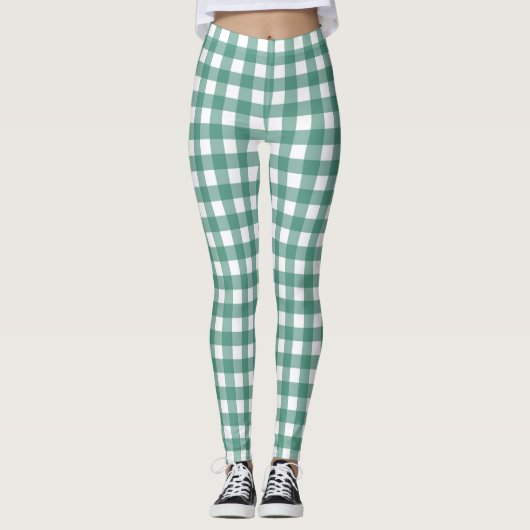 Aquamarine grüne Leggings (Vorderseite)