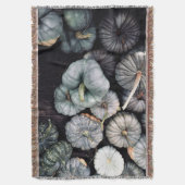 Aquamarine grüne Pumpkins Decke (Vorderseite Vertikal)