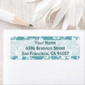 Aquamarine hawaiianische Adressmarken (Insitu)