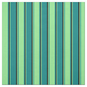 Aquamarine, hellgrüne und schwarze Streifen Stoff (Muster)