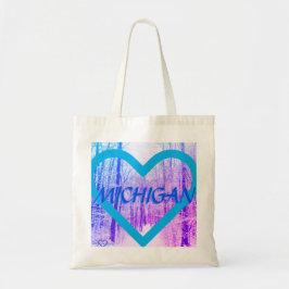 AQUAMARINE HERZ-TASCHE des WINTER-2MICHIGAN Tragetasche