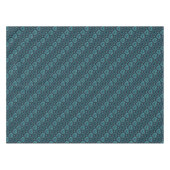 Aquamarine Herzen Tischdecke (Vorderseite (Horizontal))