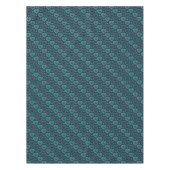 Aquamarine Herzen Tischdecke (Vorderseite)