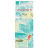 Aquamarine Herzlichen Glückwunsch Geschenktüte Für Weinflaschen (Rückseite)