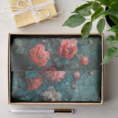 Aquamarine Hintergrundbilder für rosa Peonies Seidenpapier (Geschenk)