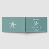 Aquamarine Hochzeit Gästebuch (Voll)