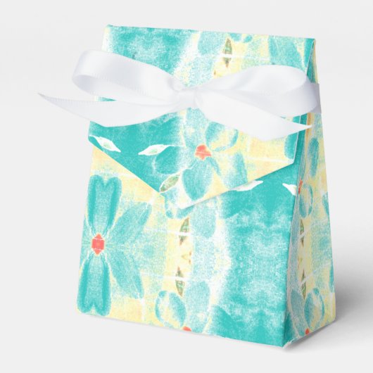 Aquamarine Hochzeit Geschenkschachtel (Vorderseite)