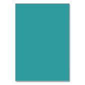 Aquamarine Hochzeit Tischnummer (Rückseite)