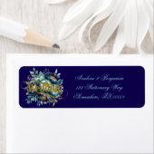 Aquamarine Hochzeitsadresse der Aqua Navy Blue Peo (Insitu)