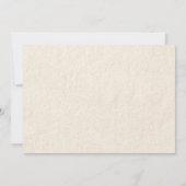 Aquamarine Hochzeitseinladungen Einladung (Rückseite)