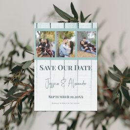 Aquamarine Holzfotografie Save the Date