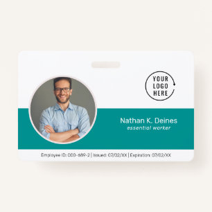 AQUAMARINE ID   Mitarbeiter Foto ID Company Securi Ausweis
