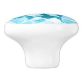 Aquamarine Illusion Keramikknauf (Seitenansicht)